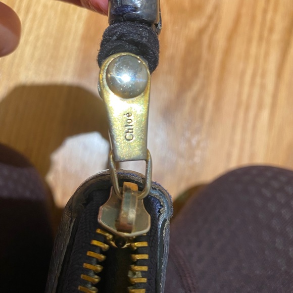 Chloe Wallet in Navy - Picture 8 of 12